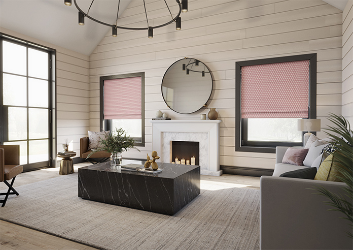 Emily Bond Jaipur, Raspberry - Twist&Fit Roman Blind - Image 7